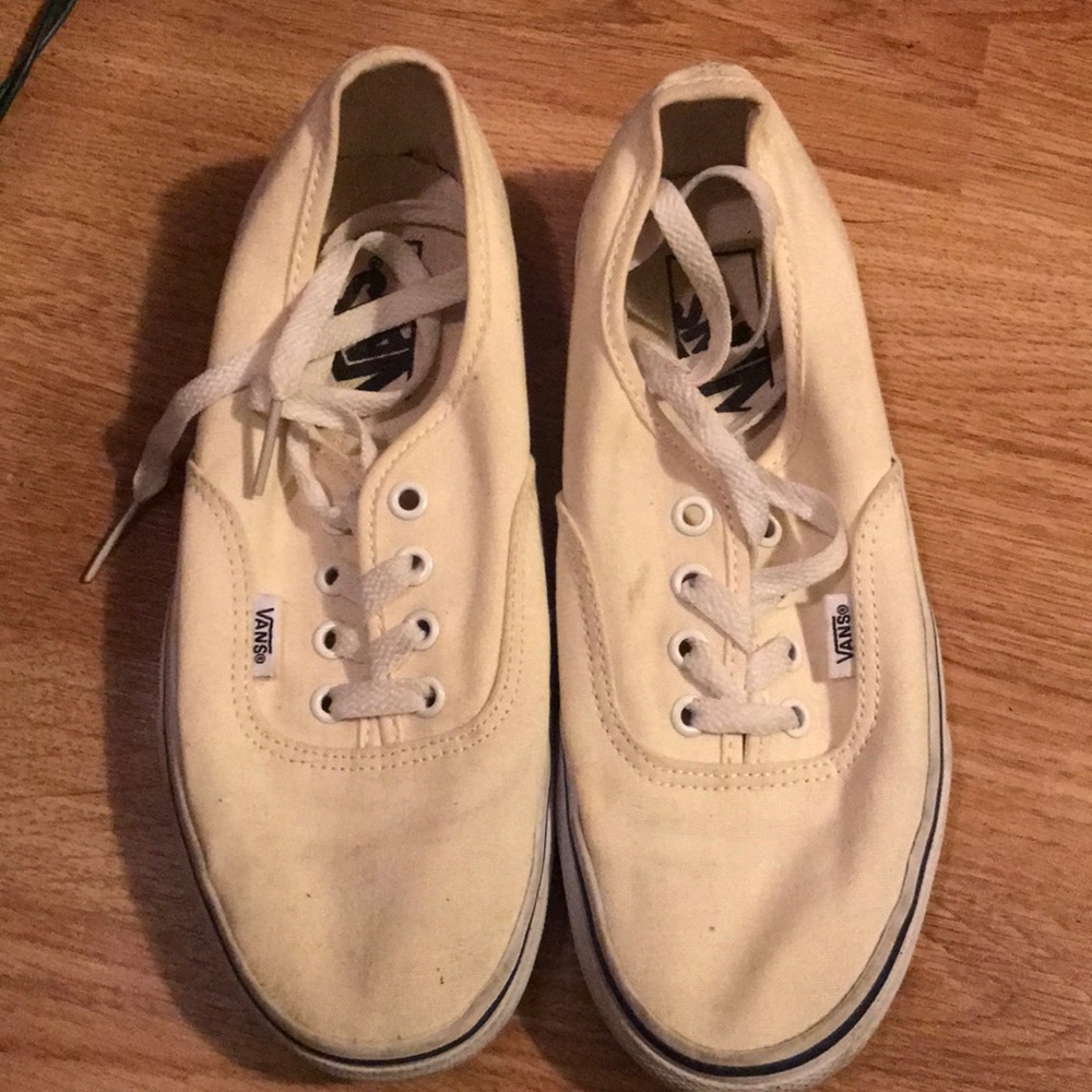 Cream vans